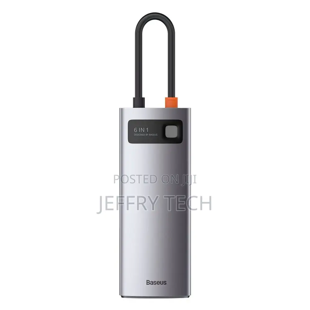 Baseus Metal Gleam 6in1 Multifunctional USB Type C Hub - USB