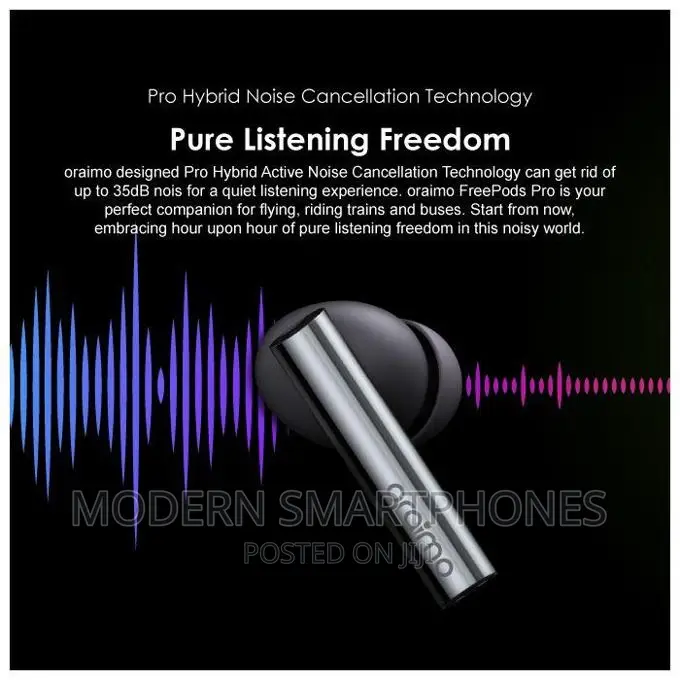 Oraimo Freepods Pro ANC True Wireless Earbuds