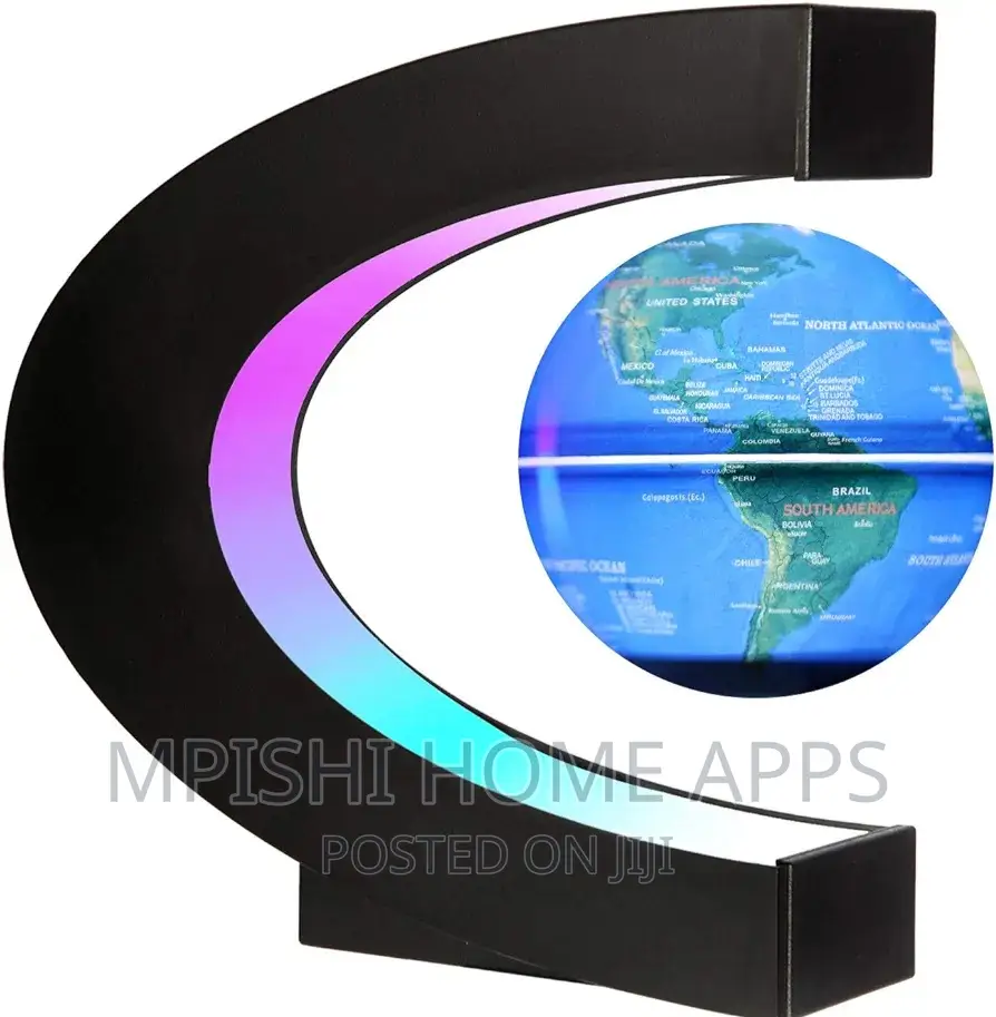 LED Light Table Lamp, Antigravity Floating Global World
