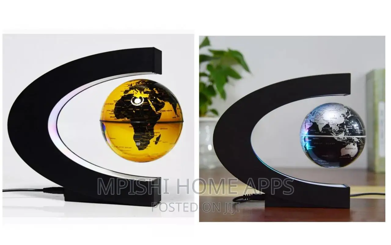 LED Light Table Lamp, Antigravity Floating Global World