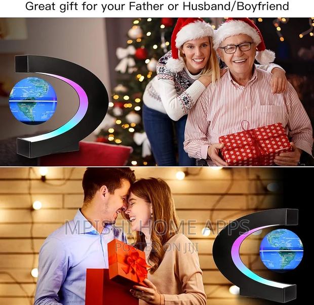 LED Light Table Lamp, Antigravity Floating Global World - thumbnail 8