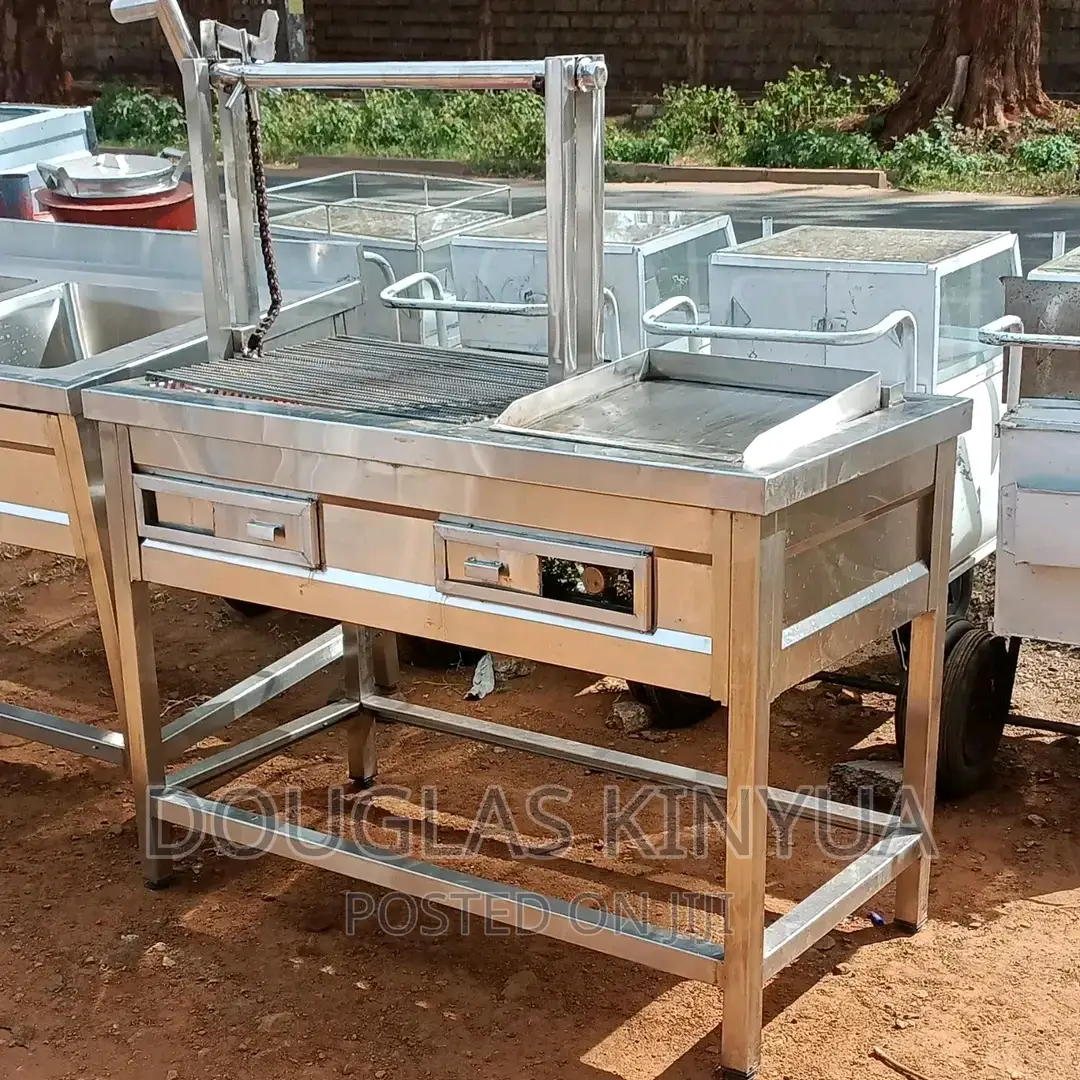 Stainless Steel Choma Grill and Hot Plate.: