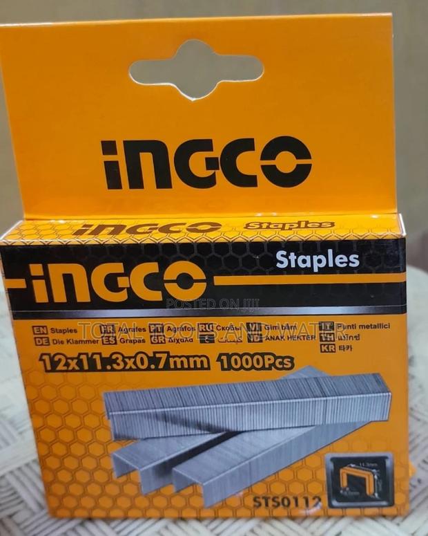 Ingco Strong Piercing Staples Pin,1000 PCS ,12mm Leg Size