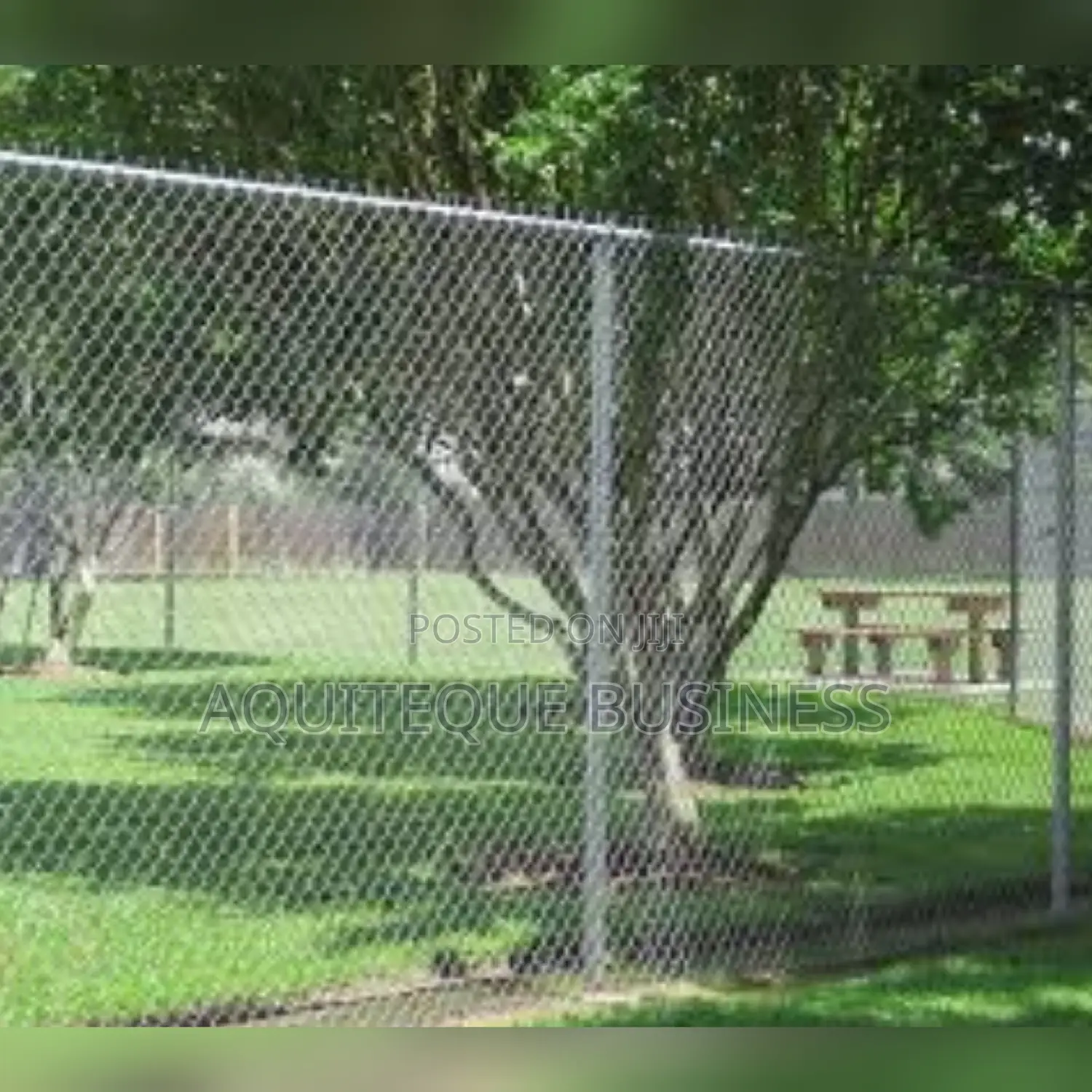 Chain Link Fence.