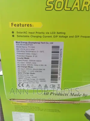 1 Kva Must Hybrid Inverter