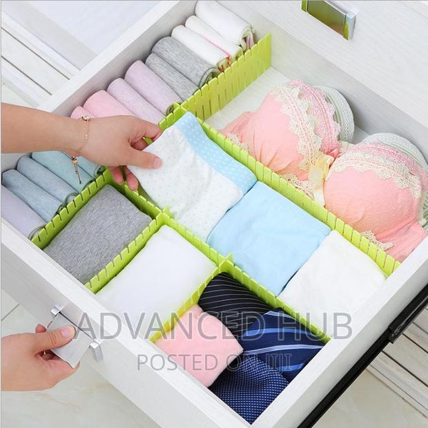 4pcs Diy Adjustable Drawer Dividers - thumbnail 3