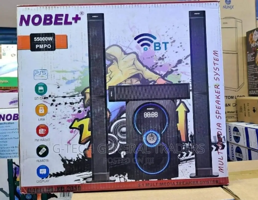 Nobel 5.1 Multimedia Speaker System NB-2050 5500w