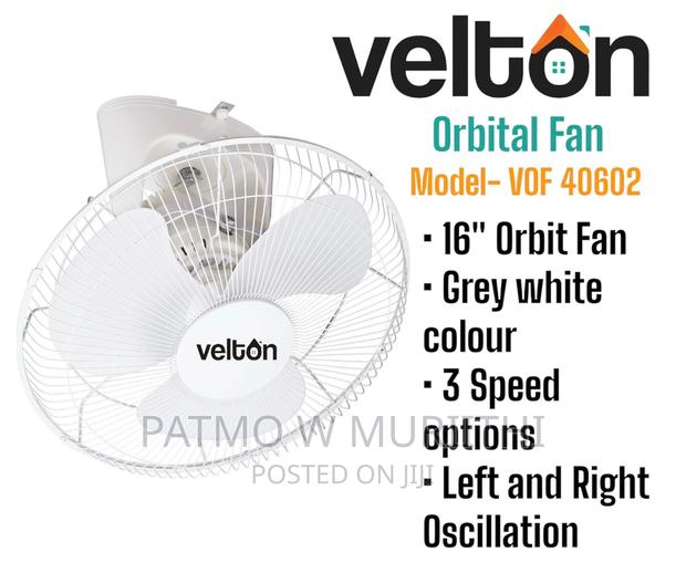 Wall Fan, Velton Orbit Fan 16"