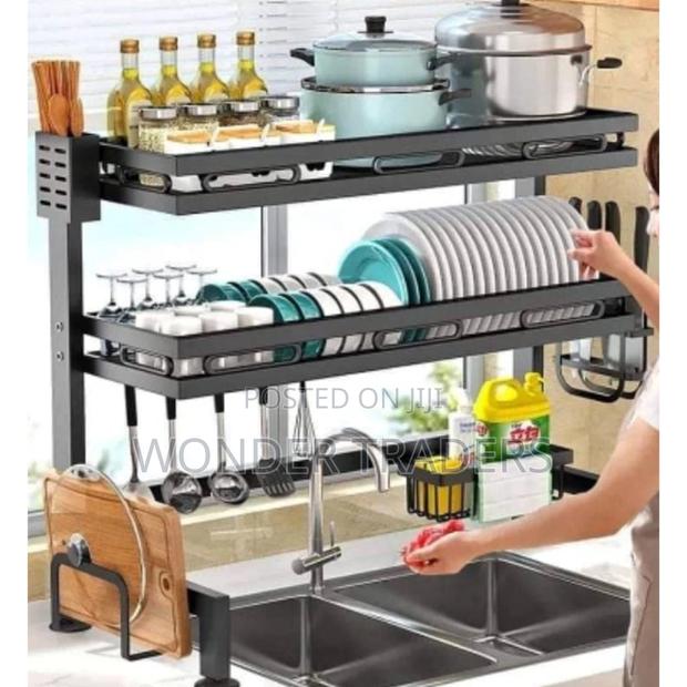 2layer Over the Sink Dish Rack - main view