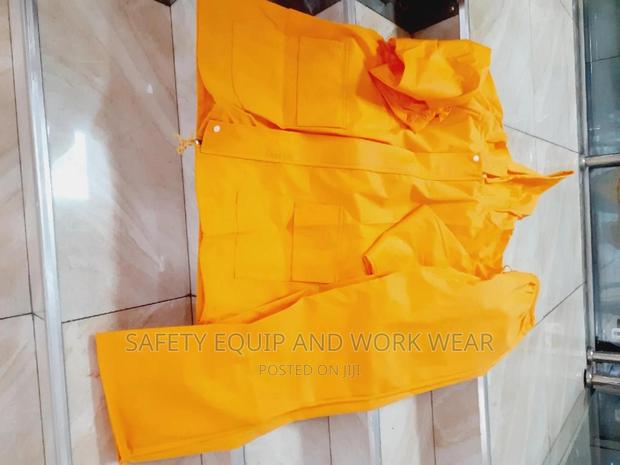 Yellow Pesticide Spray Suit