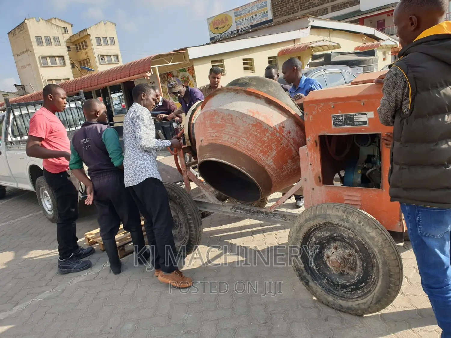 Diesel Slightly Used Concrete Mixer Heavy Duty