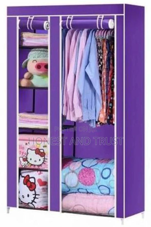 Column Metallic Wardrobe
