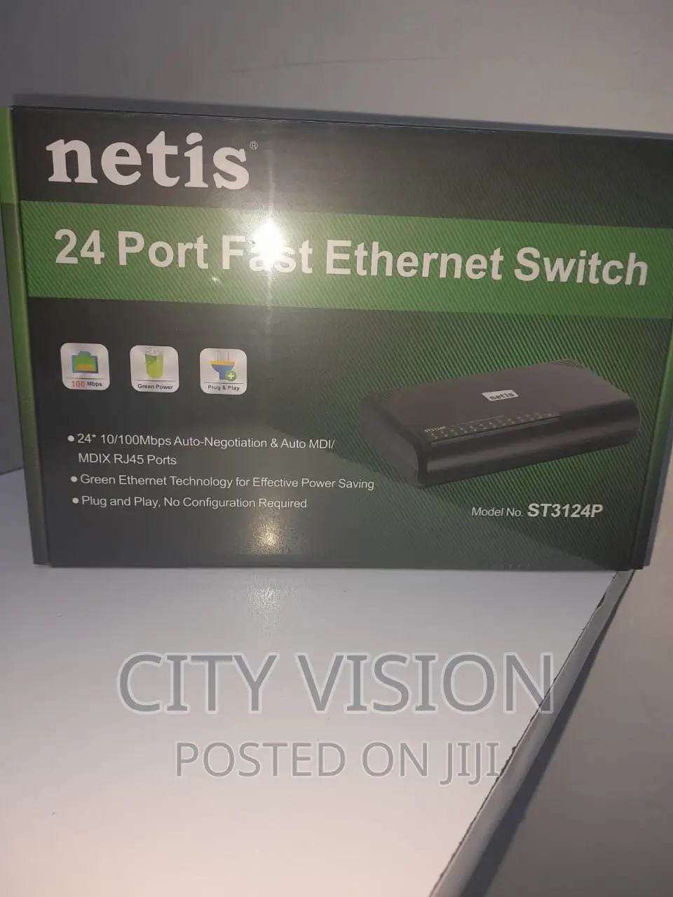 Netis 24port Fast Ethernet Switch!! (St3124p) Netis 24 Port!