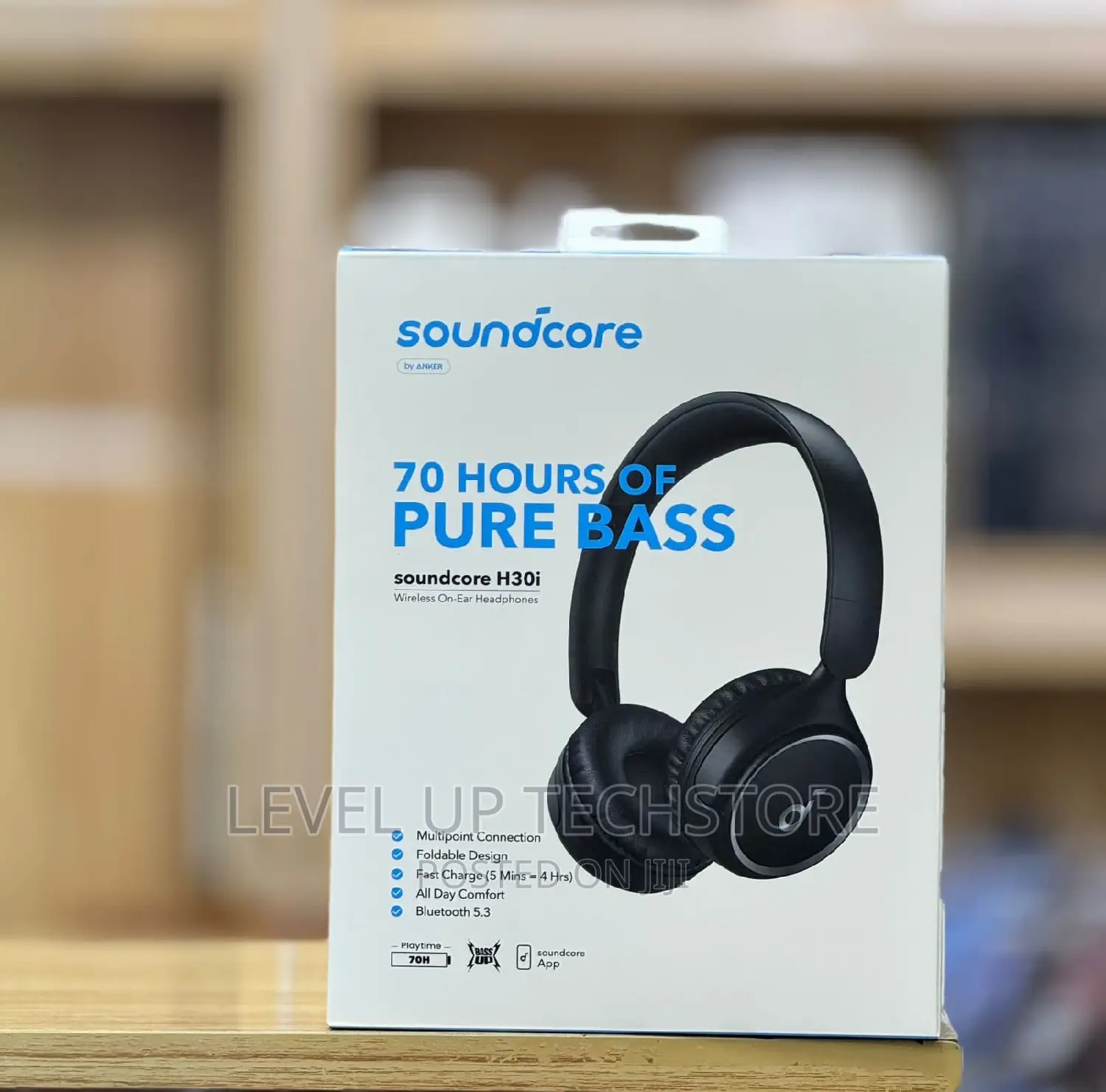 Soundcore by Anker H30i Wireless on-Ear Headphones Wireless