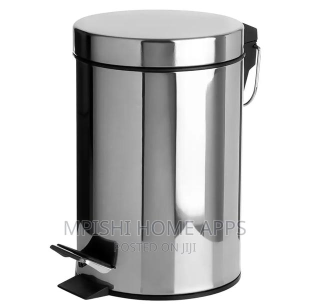 Stainless Steel Pedal Bin, Hmba106 Size 5L - thumbnail 6