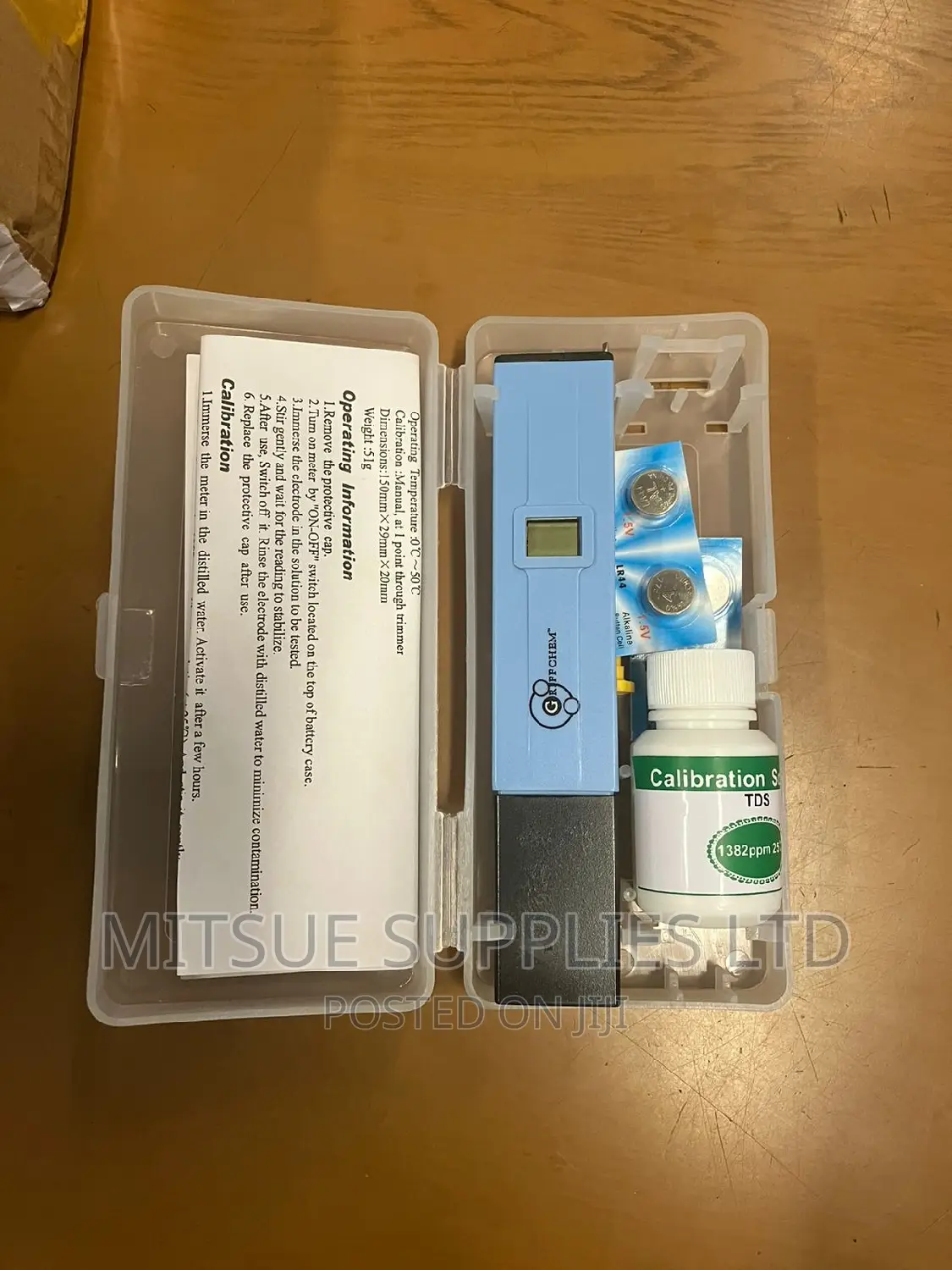 TDS Meter Pocket Type 10/1990 Chins