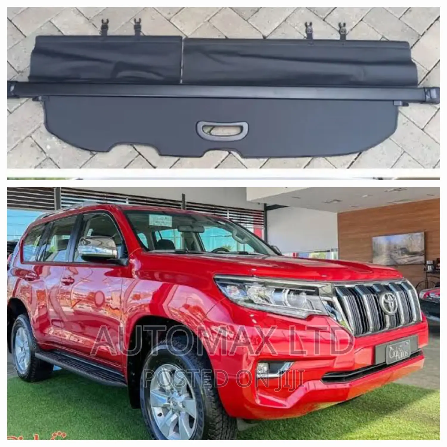 Toyota Prado, J160, Yr2018, Retractable Luggage/Boot Cover
