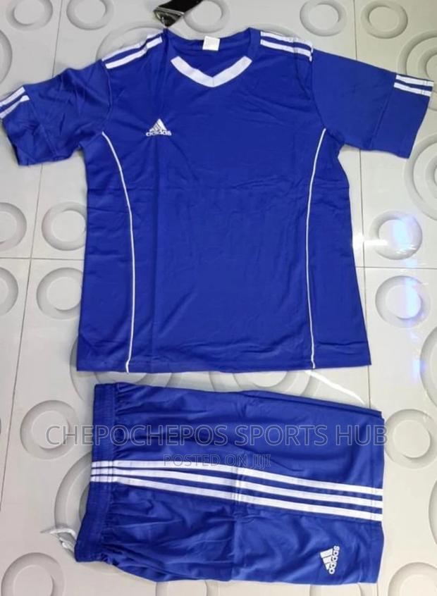 Blue Quality Imported Football Jerseys - main view