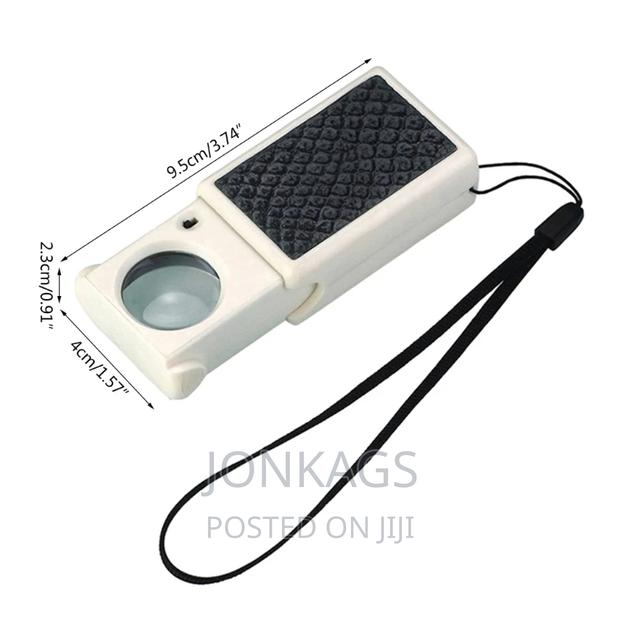 Mini Pocket Glass Loupe Magnifier With UV - thumbnail 3