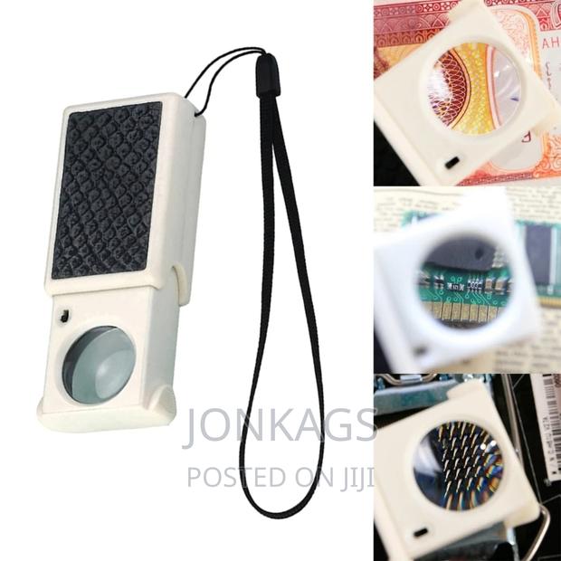Mini Pocket Glass Loupe Magnifier With UV - thumbnail 6