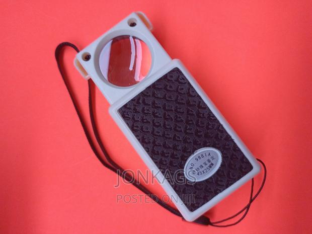 Mini Pocket Glass Loupe Magnifier With UV - thumbnail 8