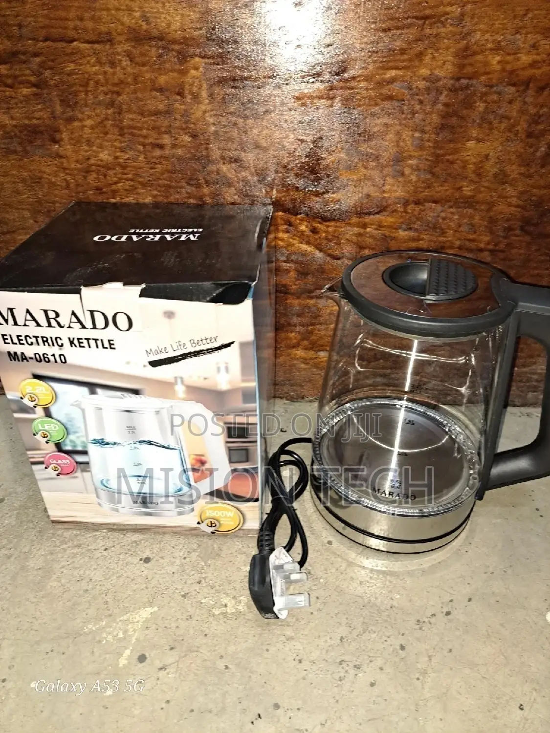 Glass Kettle Marado 2.2liters