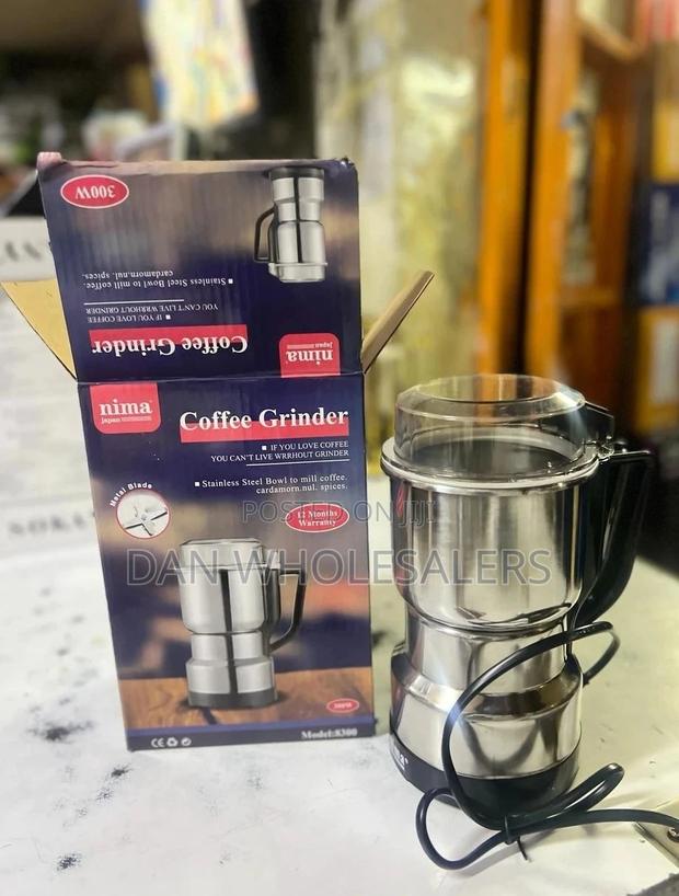 Stainless Nima Coffee Grinder - main view