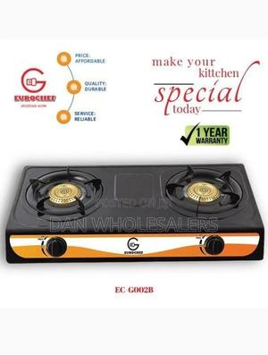 2 Burner Eurochef Black - thumbnail 2