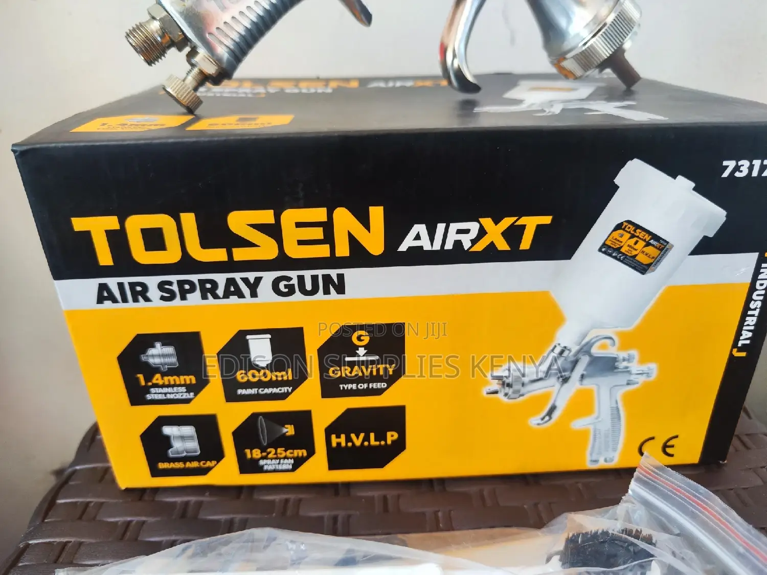 Tolsen Air Spray Gun 600ml Car Paint Sprayer Gun Hvlp Guns