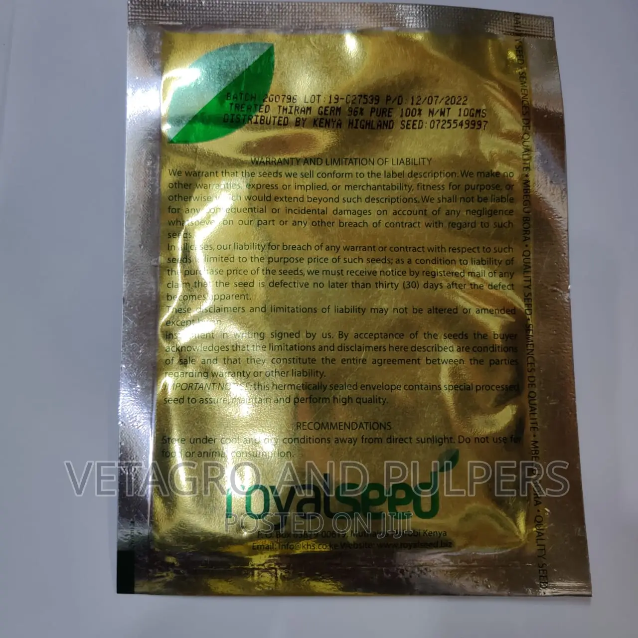 Pak Choi Choko F1 Seeds Royal Seed