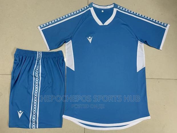 Blue Football Jerseys - main view