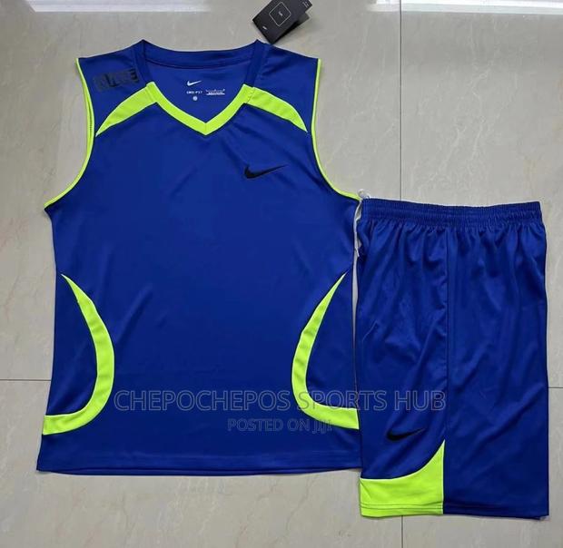 Blue Volleyball Jerseys - main view
