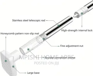 Multipurpose Extendable Telescopic Rod, 70-120 Cm