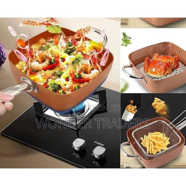 Copper Deepfrying Pan.