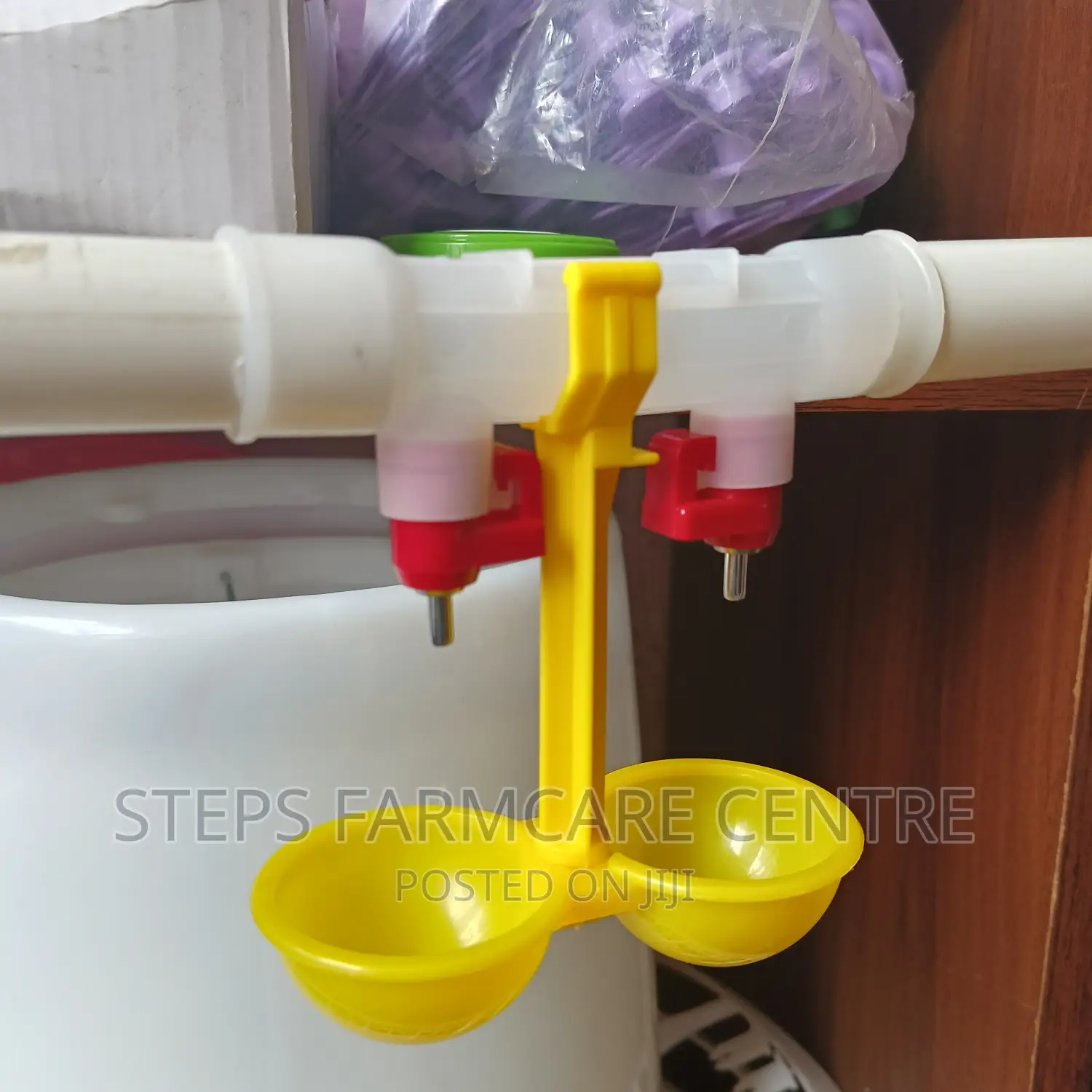 Double Cupped Automatic Chicken Nipple Waterers