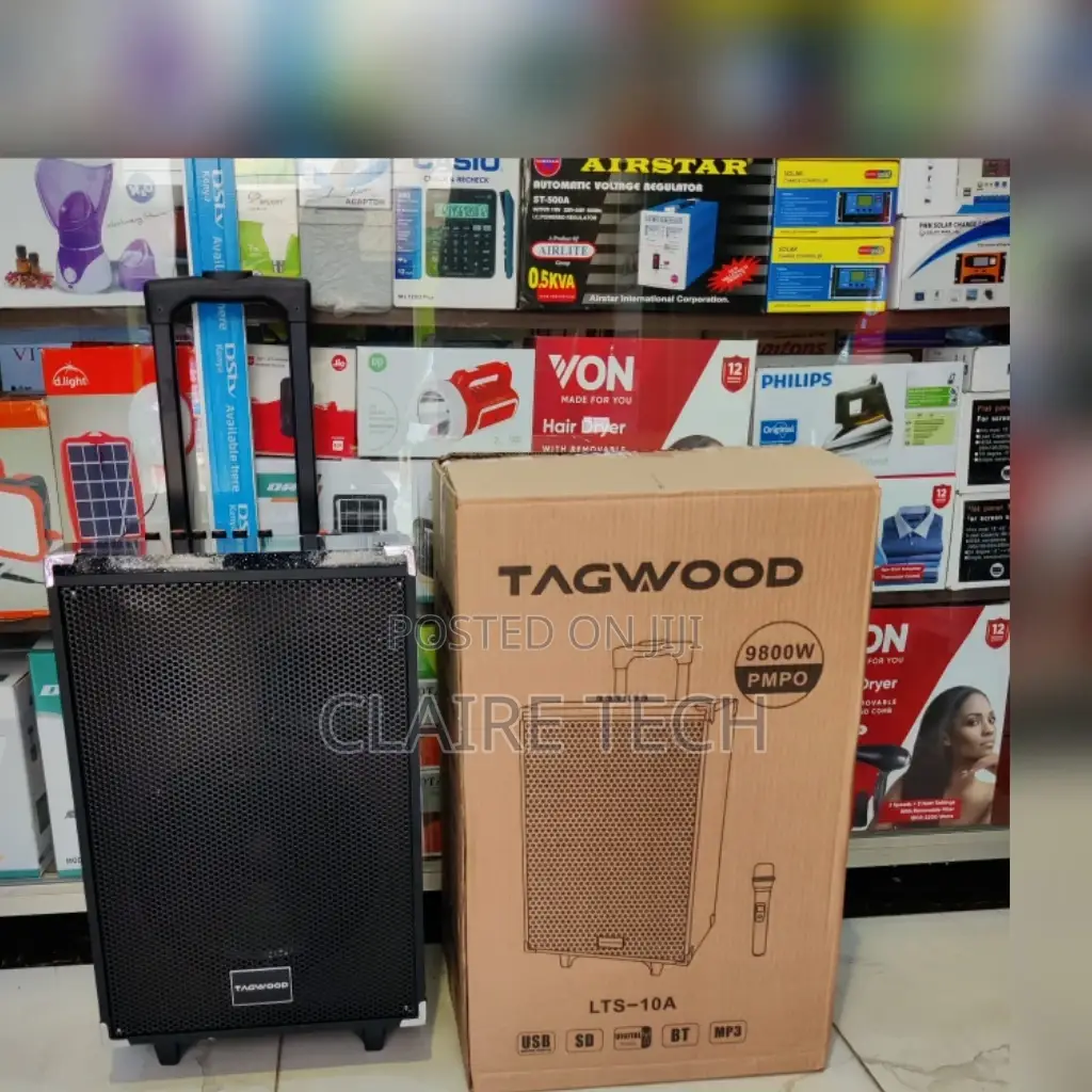 New Tagwood 10 Inches Trolley Speaker.(LTS-10a).