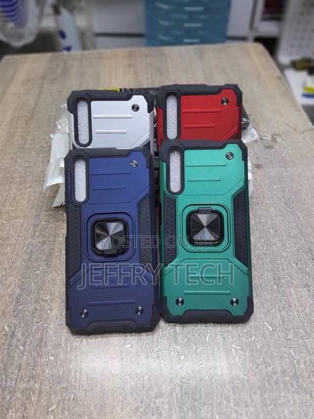 Back Cover With Holder Ring for Huawei Y9S - Black - main view