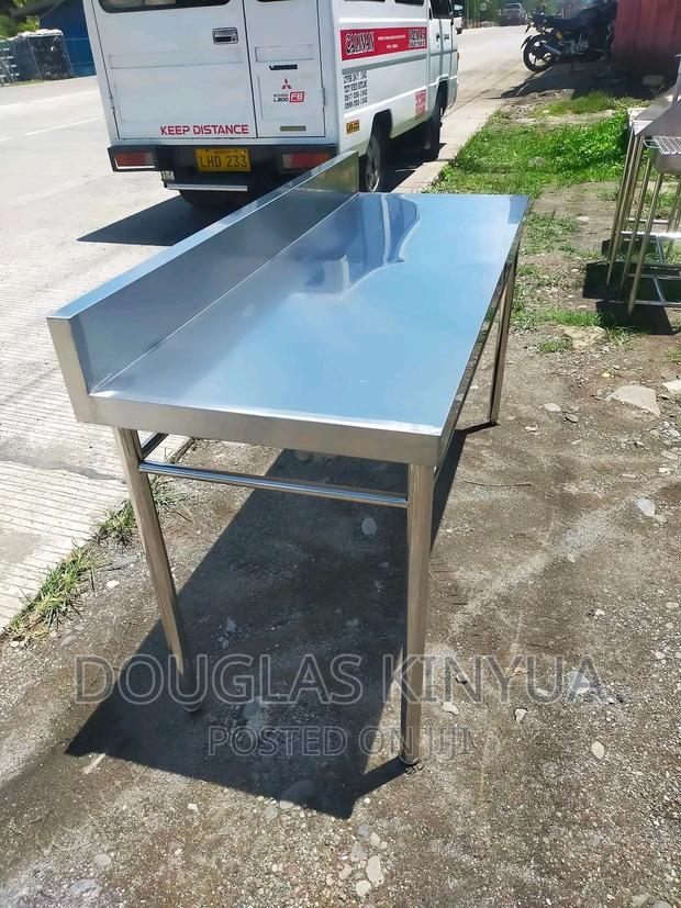 1.5m Stainless Steel Working Table Heavy Duty. - main view