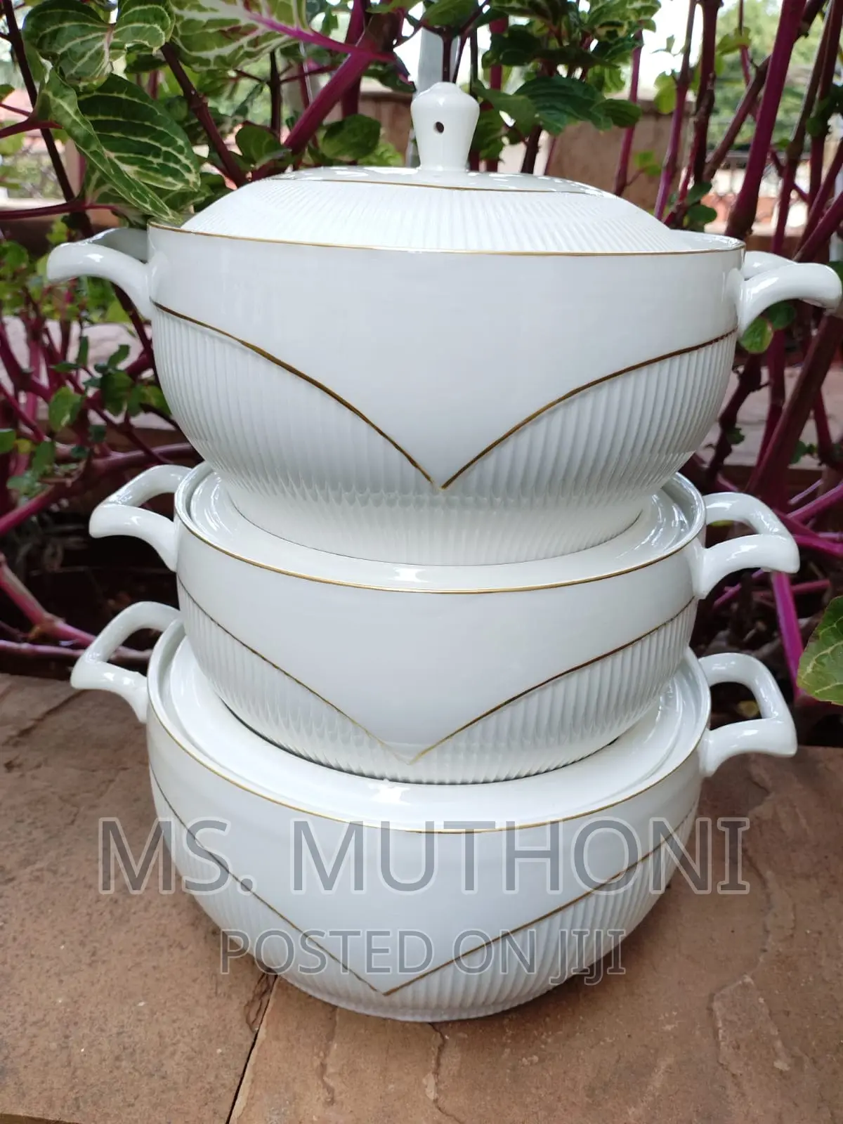 3 Set Quality Ceranic Serving Bowls