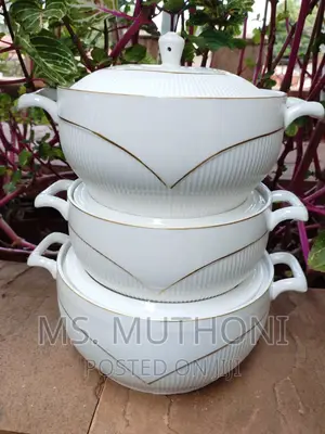 3 Set Quality Ceranic Serving Bowls