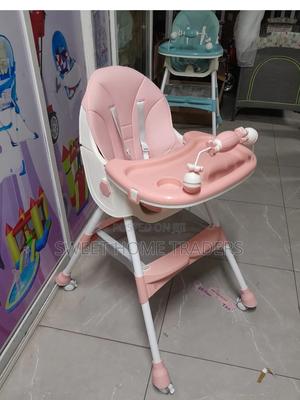 Foldable Feeding Chair With Wheels - thumbnail 2