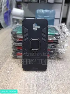 Armor Case Magnetic Ring Holder for Samsung Galaxy J6 Prime