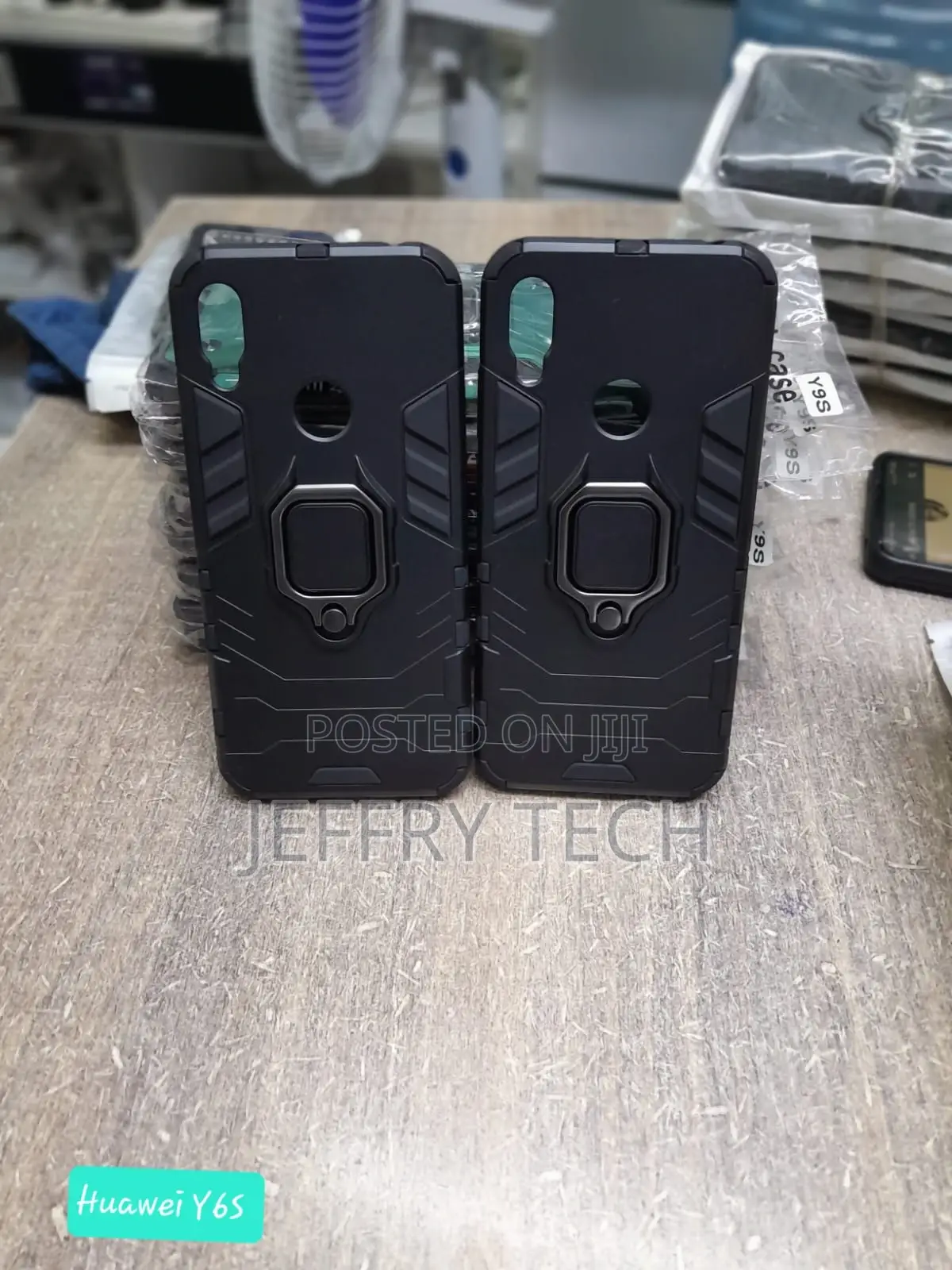 Celltime Huawei Y6s 2020 Shockproof Black Panther Magnetic R