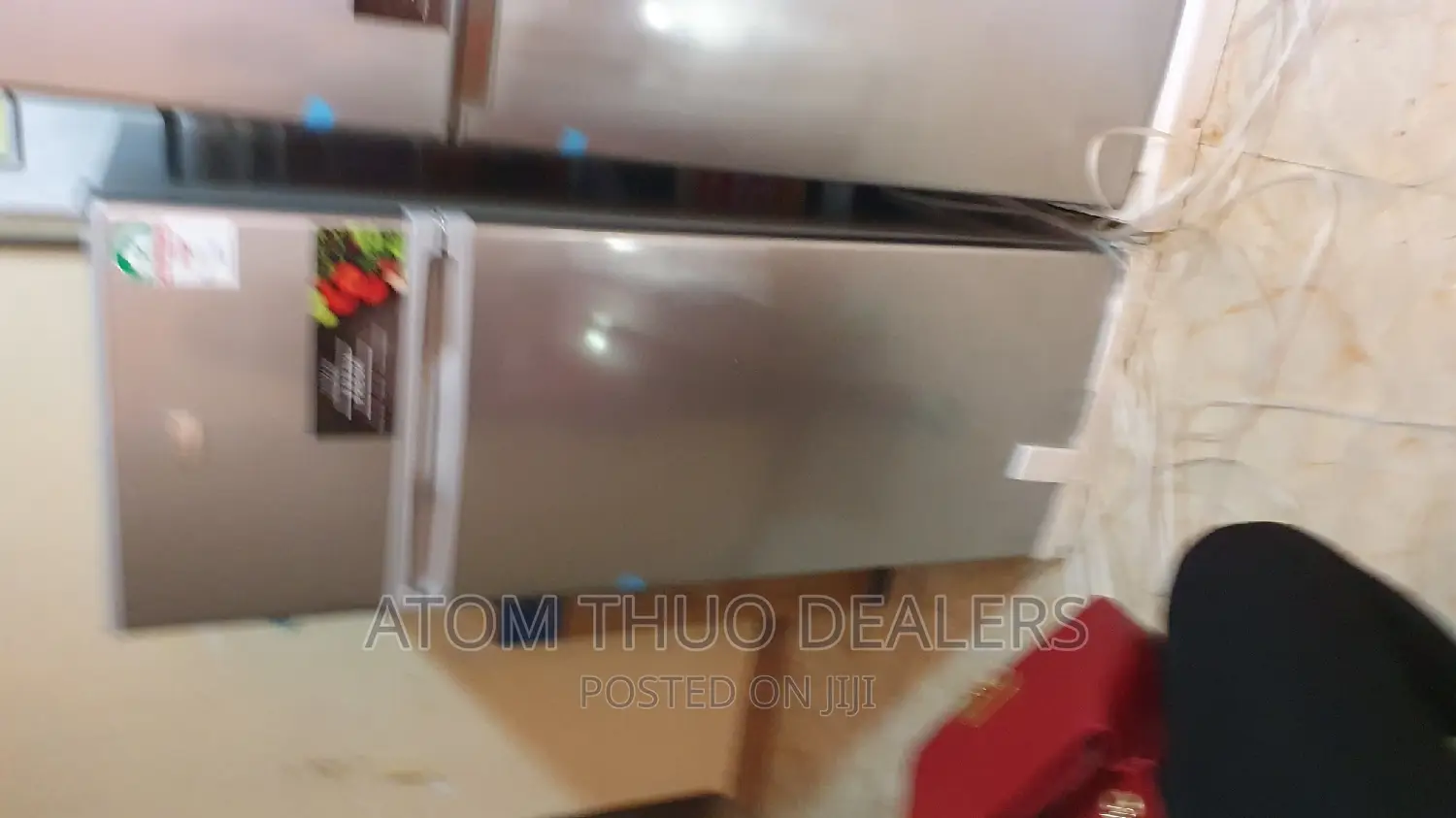 Vitron Double Door 170 Lt Silver Fridge.
