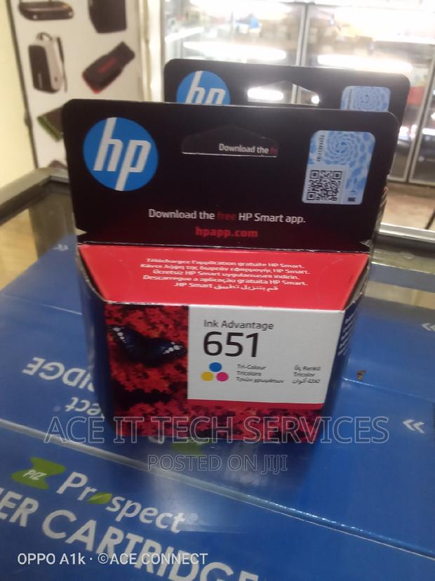 HP Ink Advantage Cartridge 651 Tricolor