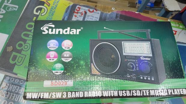 Sundar Radio SD029 Rechargeable Radio With USB Ports