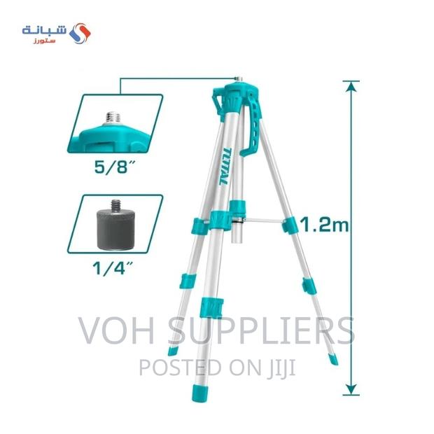 Total Tripod Laser Level Stand – 1.2m - thumbnail 4