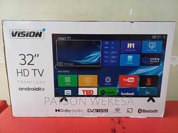 Vision PLUS 32 Inch Smart Android Frameless HD TV Vp8832s - thumbnail 2