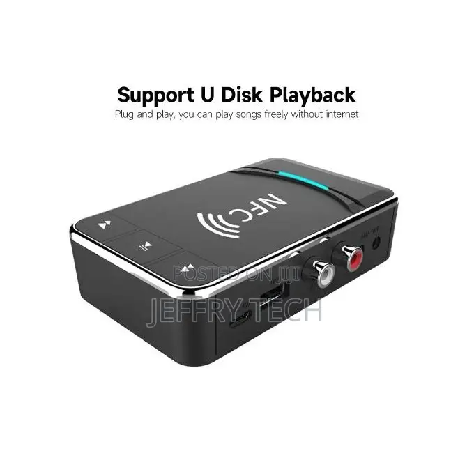 BT5.0 2-in-1 Transmitter Receiver NFC BT Audio