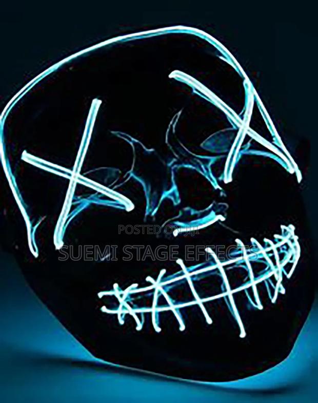 Halloween Glowing Face Masks - main view
